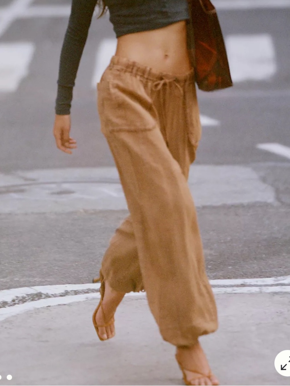 By Anthropologie Utility Balloon Pants in Cedar